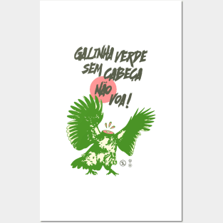 GALINHA VERDE II Posters and Art